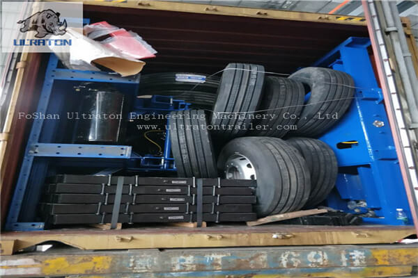 9 units of  Flatbed Semi Trail  And  Trail Parts  To Tanzania Africa