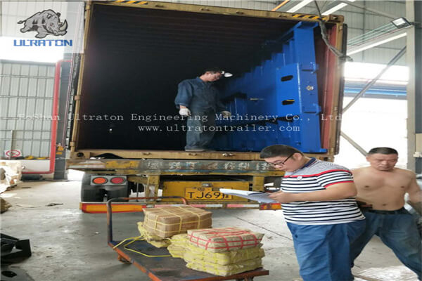 9 units of  Flatbed Semi Trail  And  Trail Parts  To Tanzania Africa