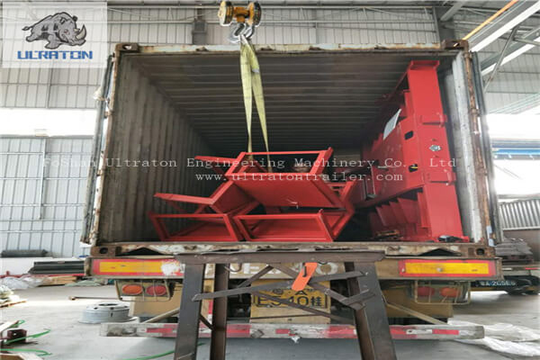 ¶ 9 units of  Flatbed Semi Trail  and  Trail Parts  To Mauritius Africa-1